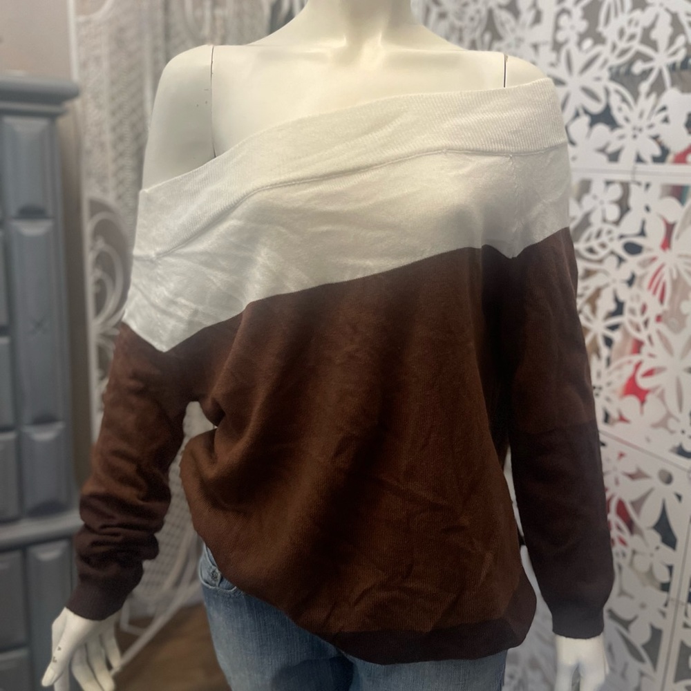 Off the shoulder sweater